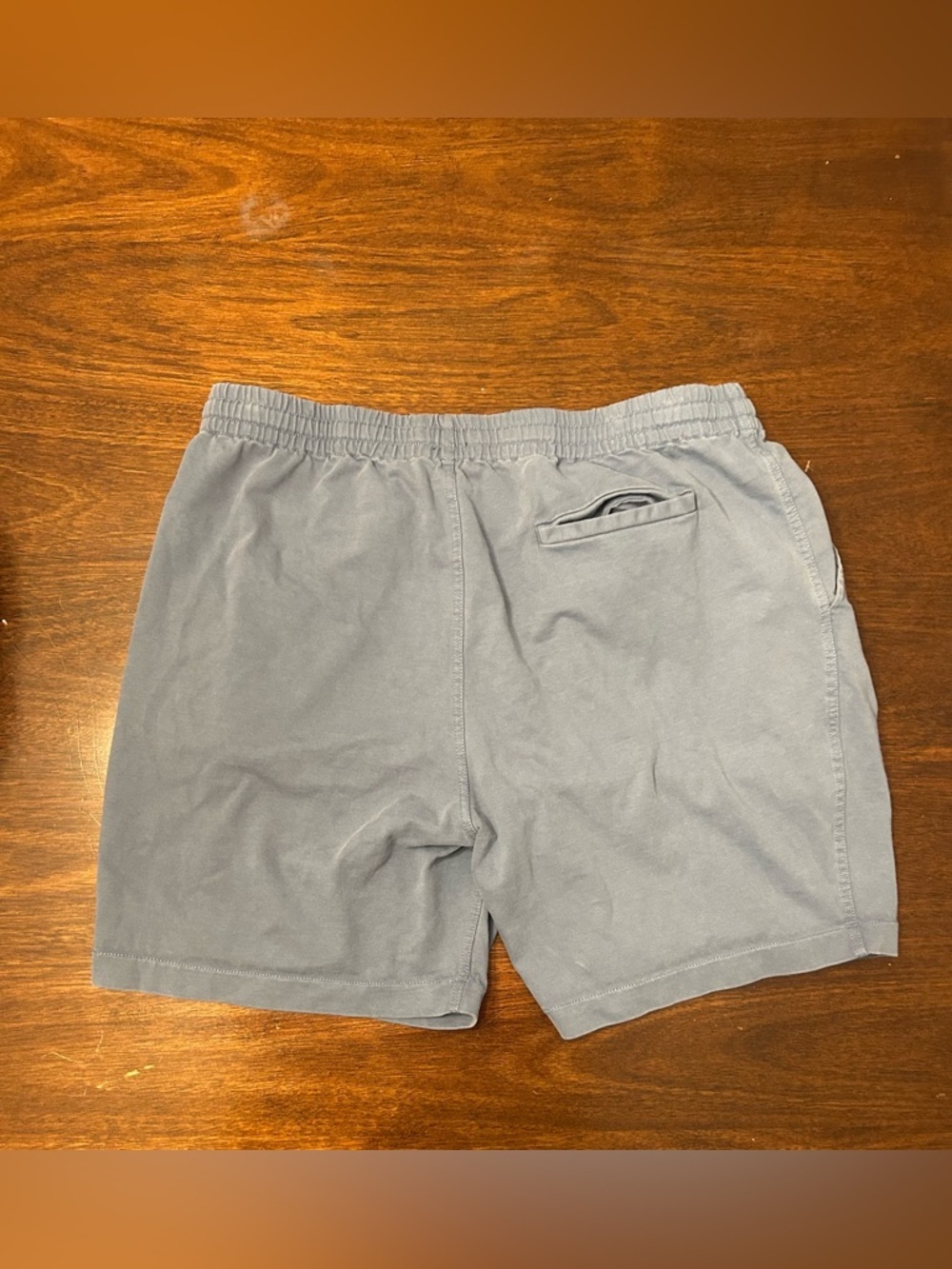 J. Crew Men's Athletic Drawstring Shorts in Light Blue - Picture 2 of 3